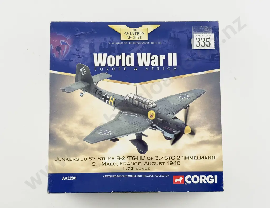 Boxed Corgi Aviation Archive AA32501 Junkers JU-87 Stuka B-2 Image 1++