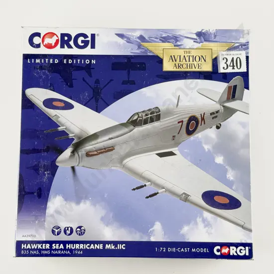 Boxed Corgi Aviation Archive AA39703 Hawker Sea Hurricane Mk.IIC Ltd Ed 14 of 1300