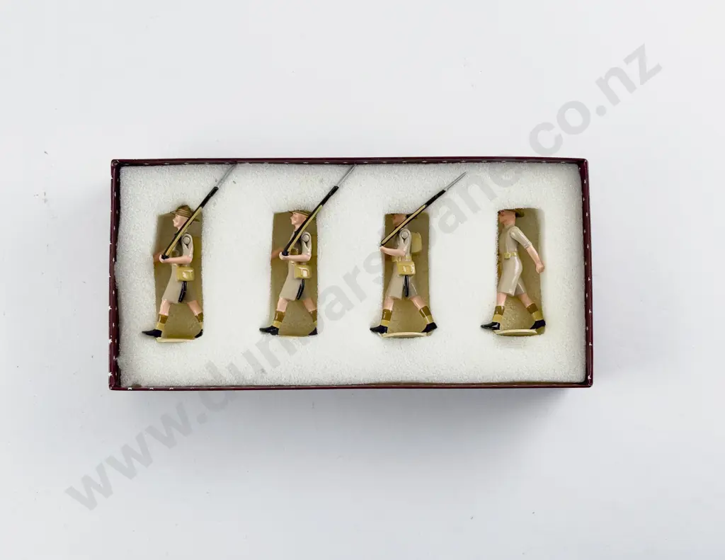 Imperial Productions NZ No6 NZ Infantry Egypt WWII 4pces Image 1++