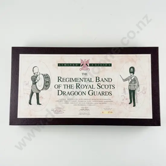 Boxed Britains No102 The Regimental Band of the Royal Scots Dragoon Guards Ltd Ed 1716/2000