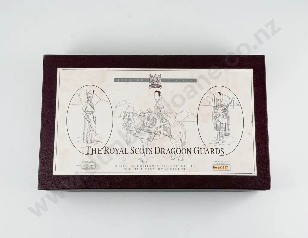 Boxed Britains No5290 The Royal Scots Dragoon Guards Ltd Ed 3257/7000 Image 1++