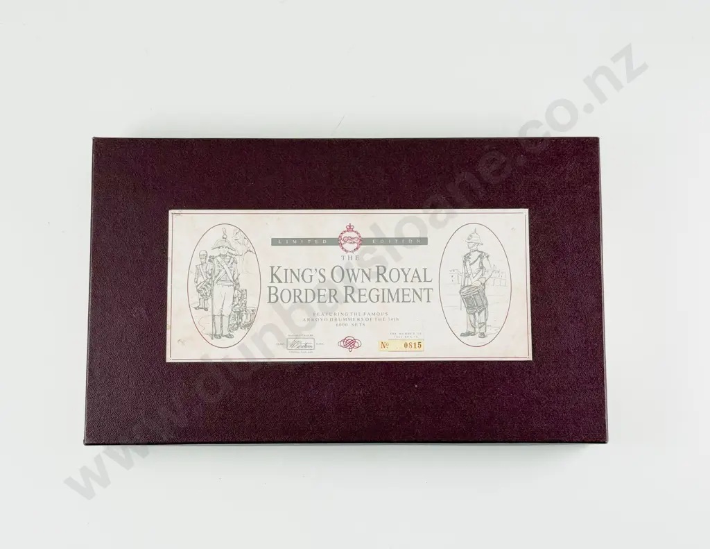 Boxed Britains No5292 The King's Own Royal Border Regiment Ltd Ed 815/6000 Image 1++