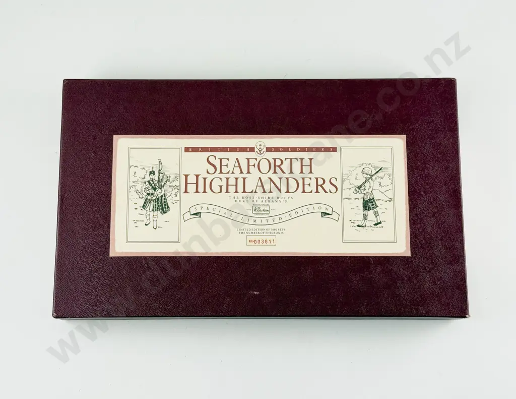 Boxed Britains No5188 Seaforth Highlanders Colour Party Ltd Ed 3811/7000 Image 1++