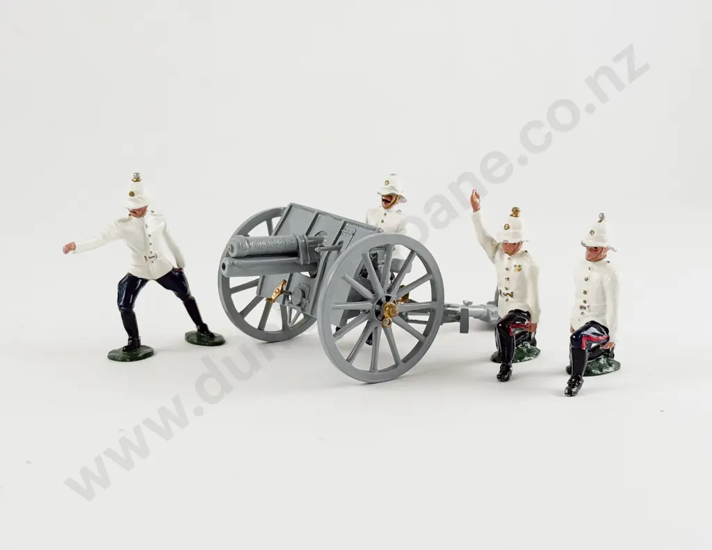 Boxed Britains No8918 Premier Series 13 Pdr Gun of the Royal Horse Artillery with 4-man Detachment Image 1++