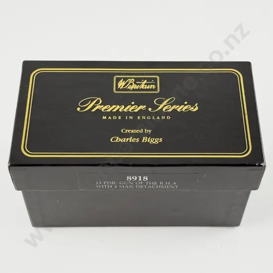Boxed Britains No8918 Premier Series 13 Pdr Gun of the Royal Horse Artillery with 4-man Detachment