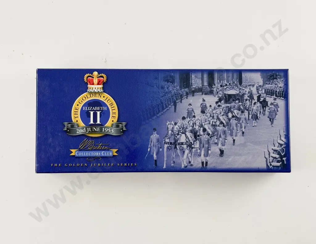 Boxed Britains No40306 The Golden Jubilee Series Pakistan Army Pipes and Drums Set 3 & Drum Major Image 1++