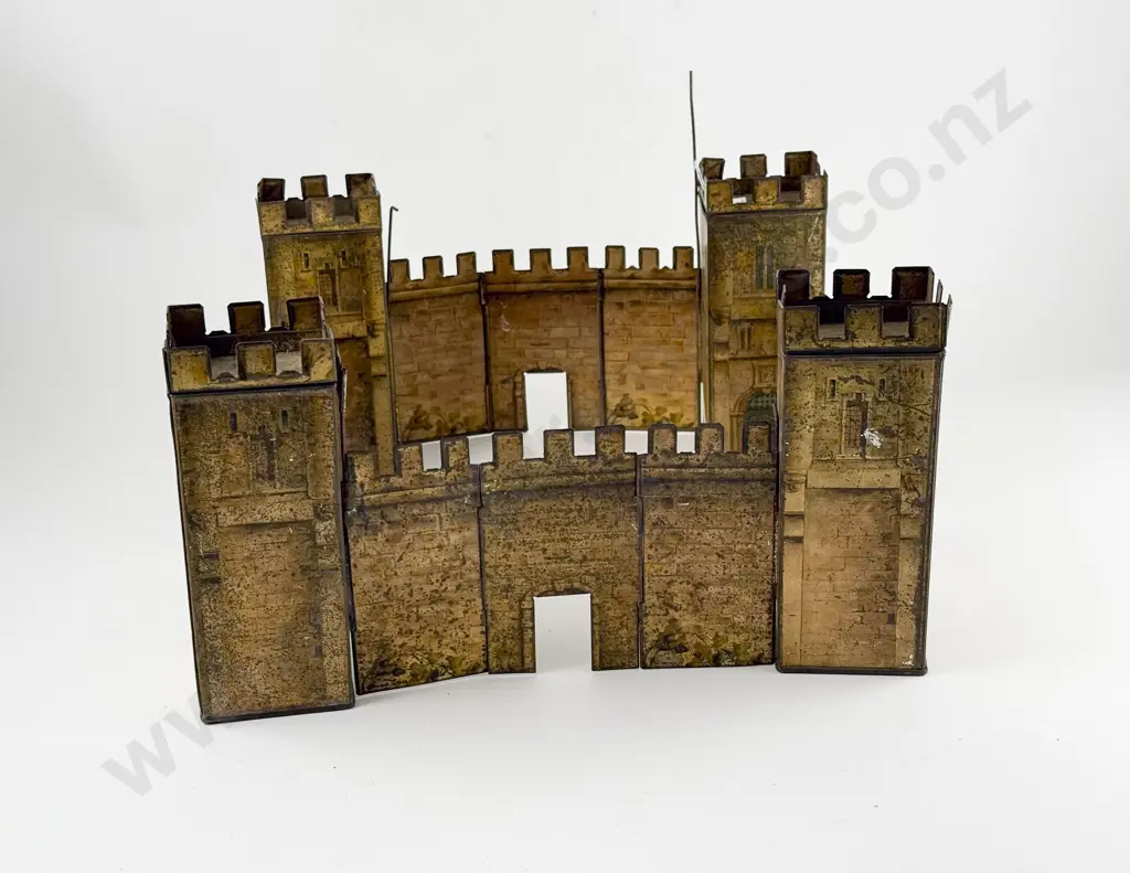 Peek Freans Biscuits Novelty Biscuit Tin in the Form of a Castle Image 1++