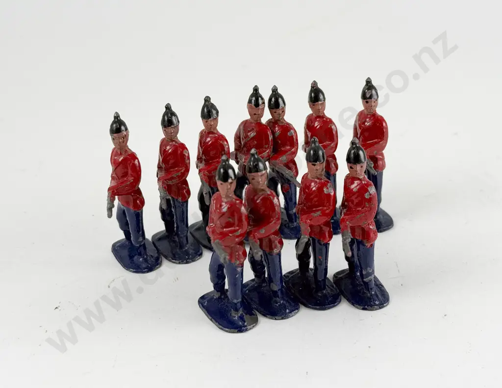 Pre-WWII John Hill & Co Set of Eleven Royal Artillery Soldiers Image 1++