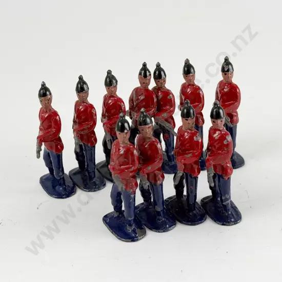 Pre-WWII John Hill & Co Set of Eleven Royal Artillery Soldiers