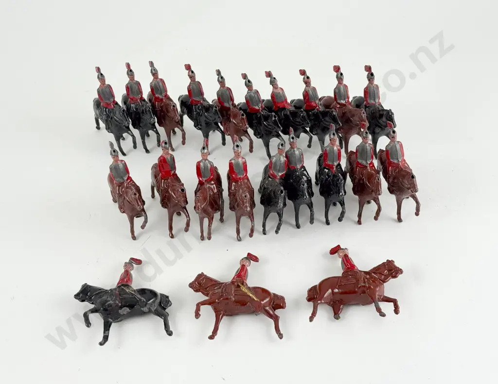 Pre-WWII John Hill & Co Mounted Life Guard Soldiers (22) some damage Image 1++