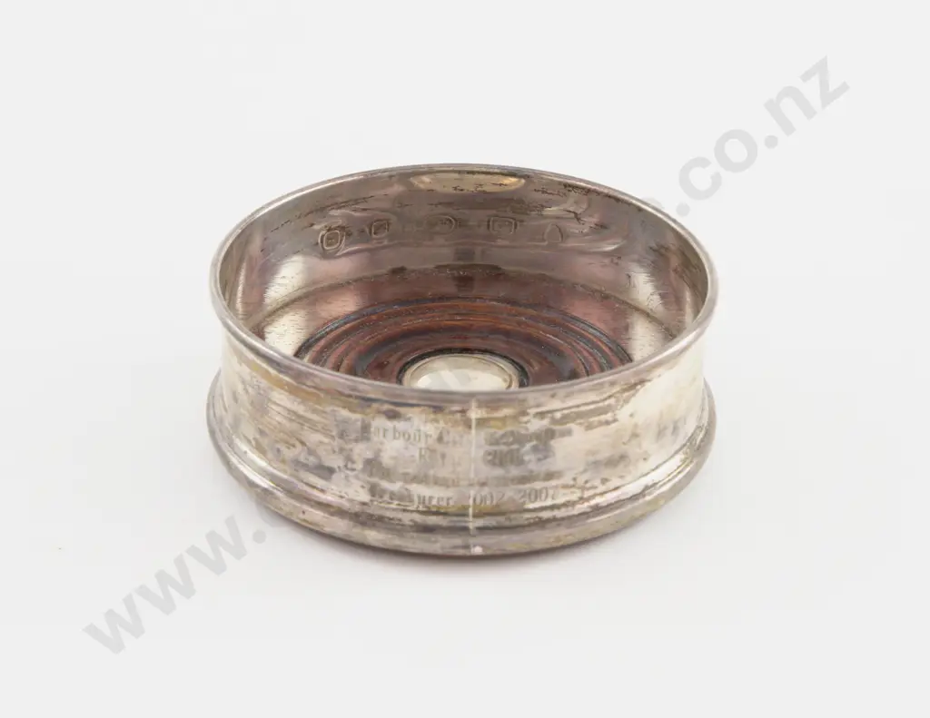 QEII S/S Wine Coaster Image 1++