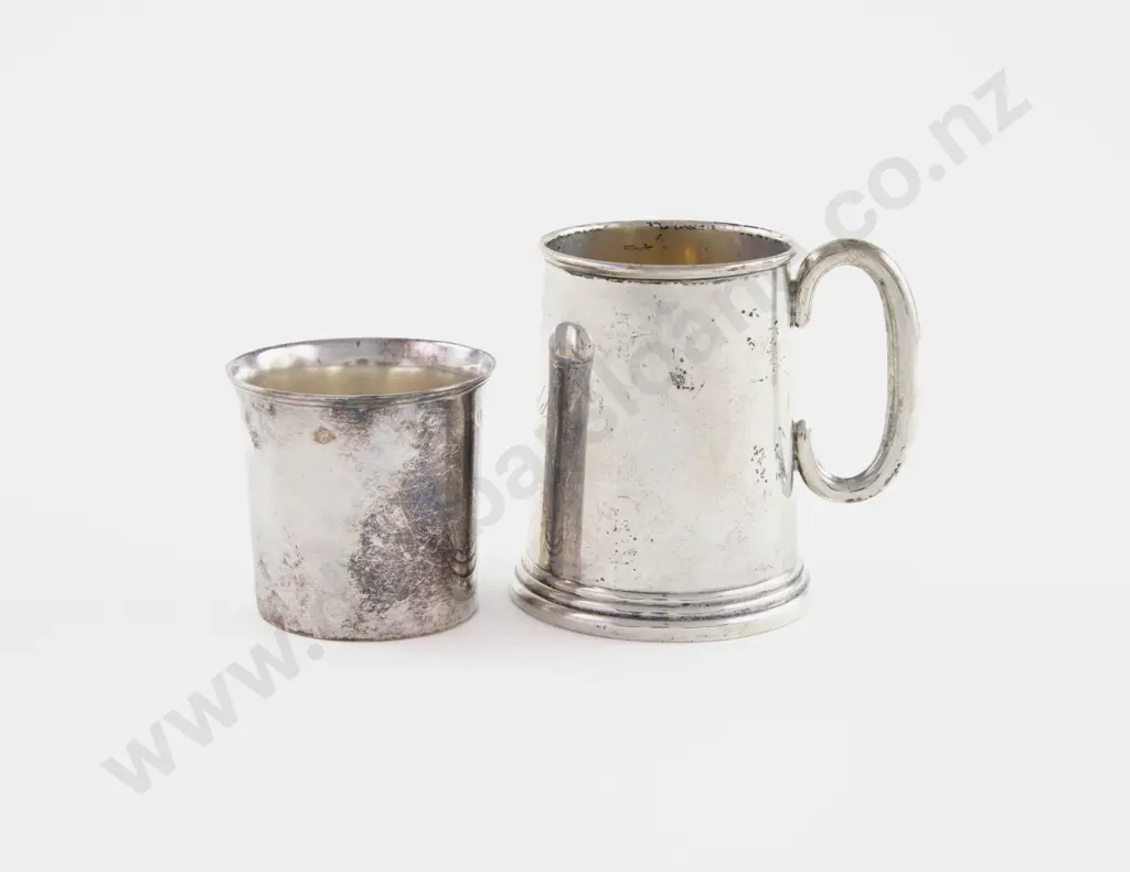 Geo V S/S Christening Mug Image 1++