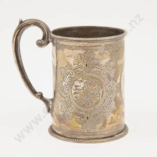 Vict S/S Christening Mug