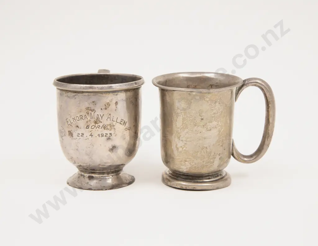 2 S/S Christening Cups Image 1++