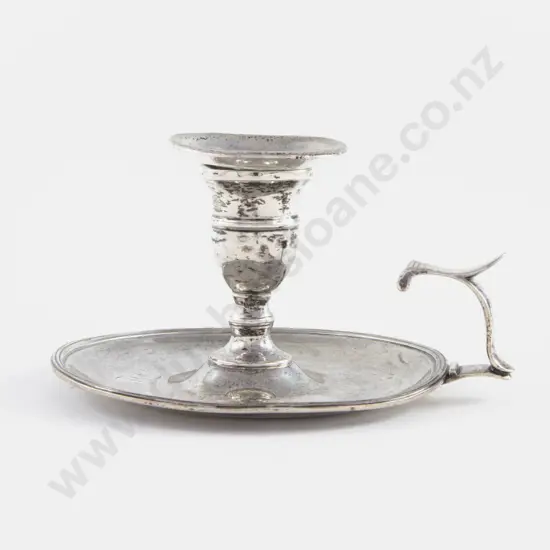 Geo III S/S Chamber Candlestick