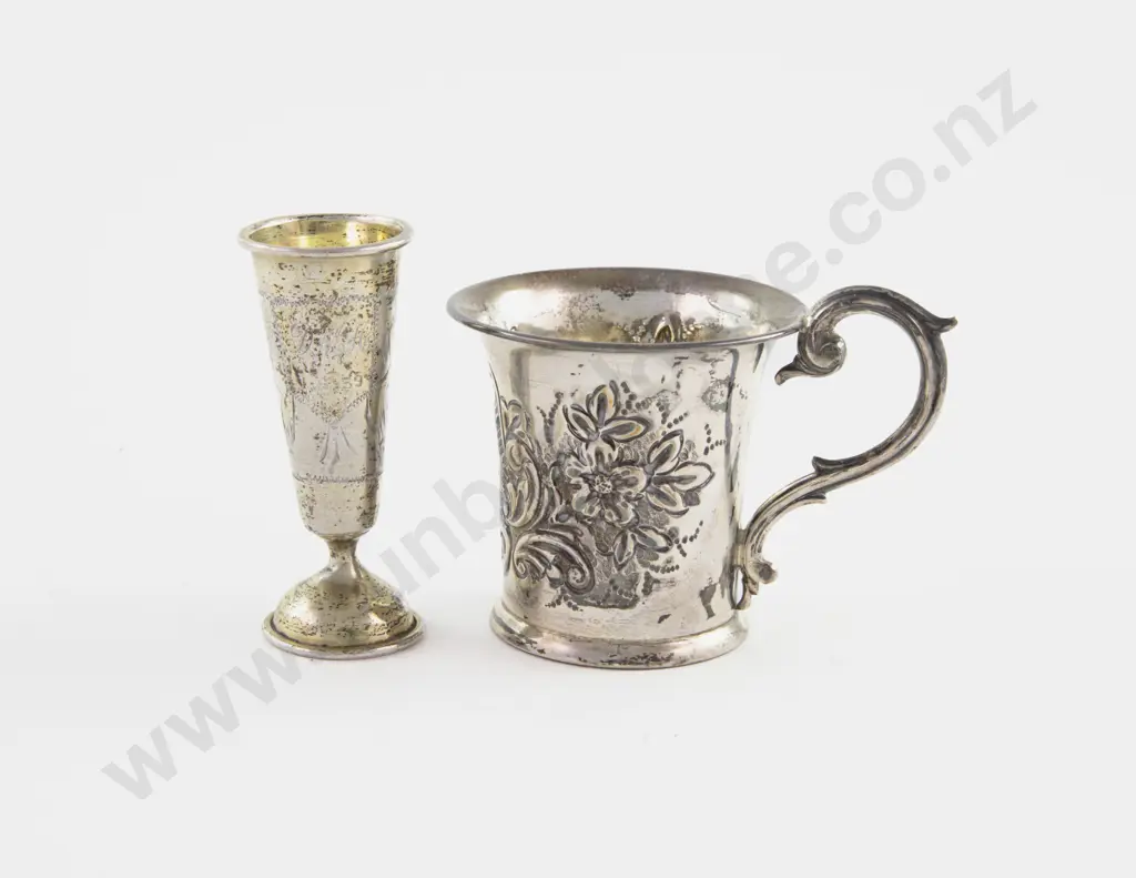 Edw VII S/S Christening Cup Image 1++