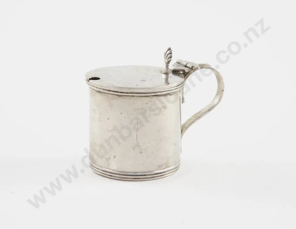Geo V S/S Mustard Pot Image 1++