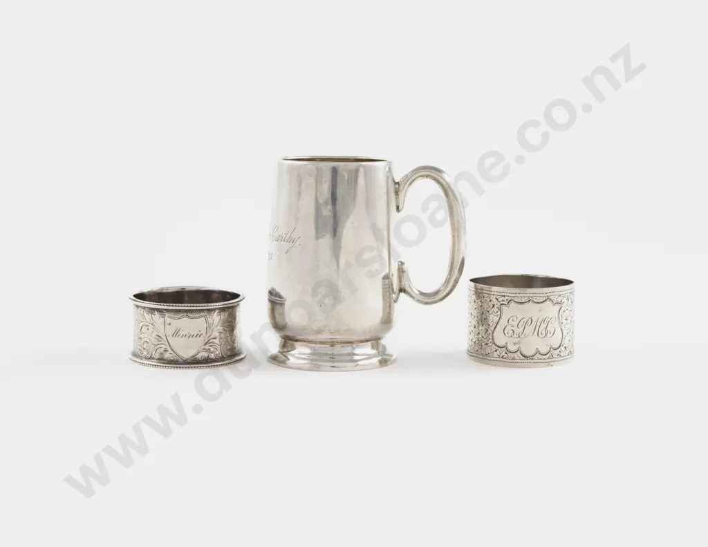 Geo V S/S Christening Mug Image 1++