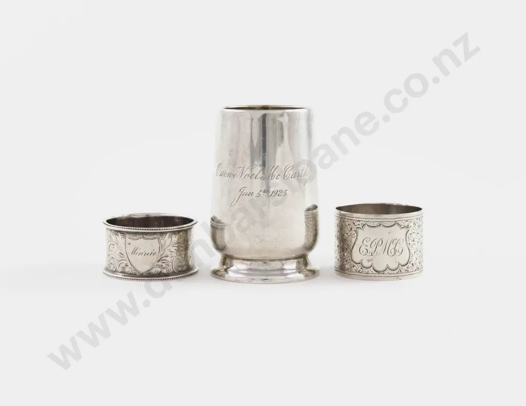 Geo V S/S Christening Mug Image 1++