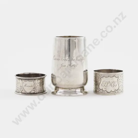 Geo V S/S Christening Mug