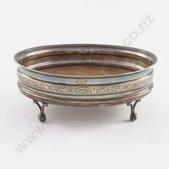 Geo III S/S Oval Bottle Cruet Stand