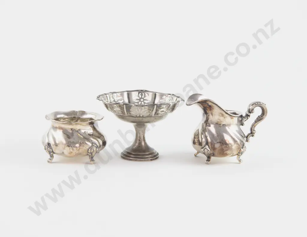 S/S Sugar Bowl & Cream Jug Image 1++