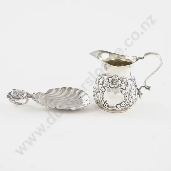 Late Vict Small S/S Cream Jug