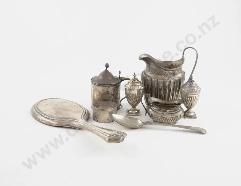 Small Group Of Scrap Sterling & S/Plate Image 1++