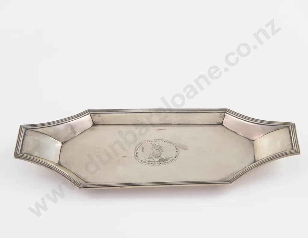 Geo III S/S Pen Tray by Hester Bateman Image 1++