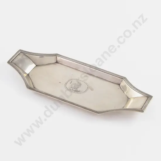 Geo III S/S Pen Tray by Hester Bateman