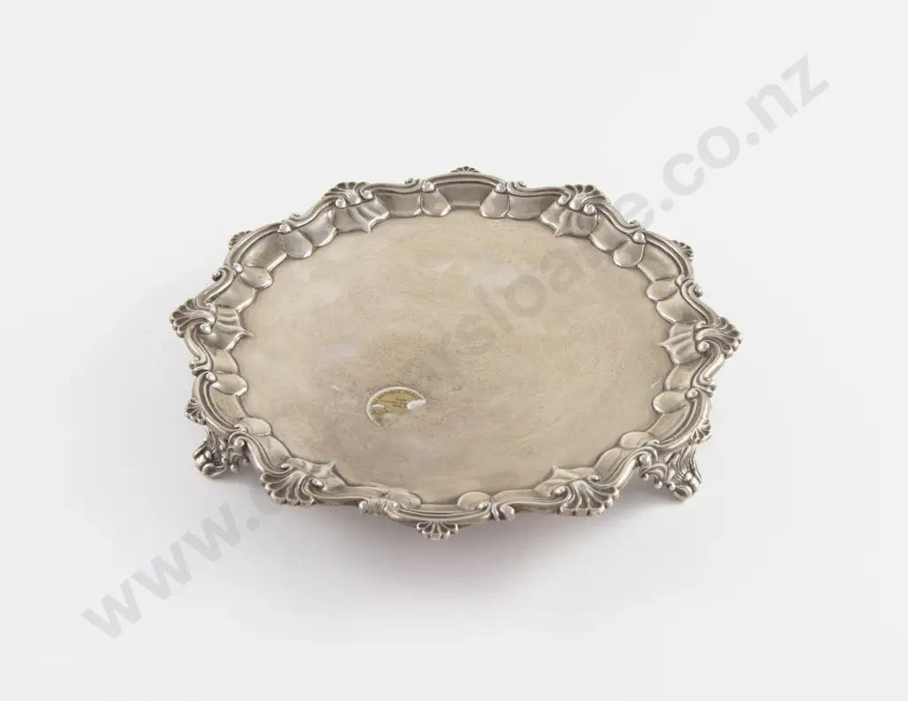 Geo III S/S Salver Image 1++