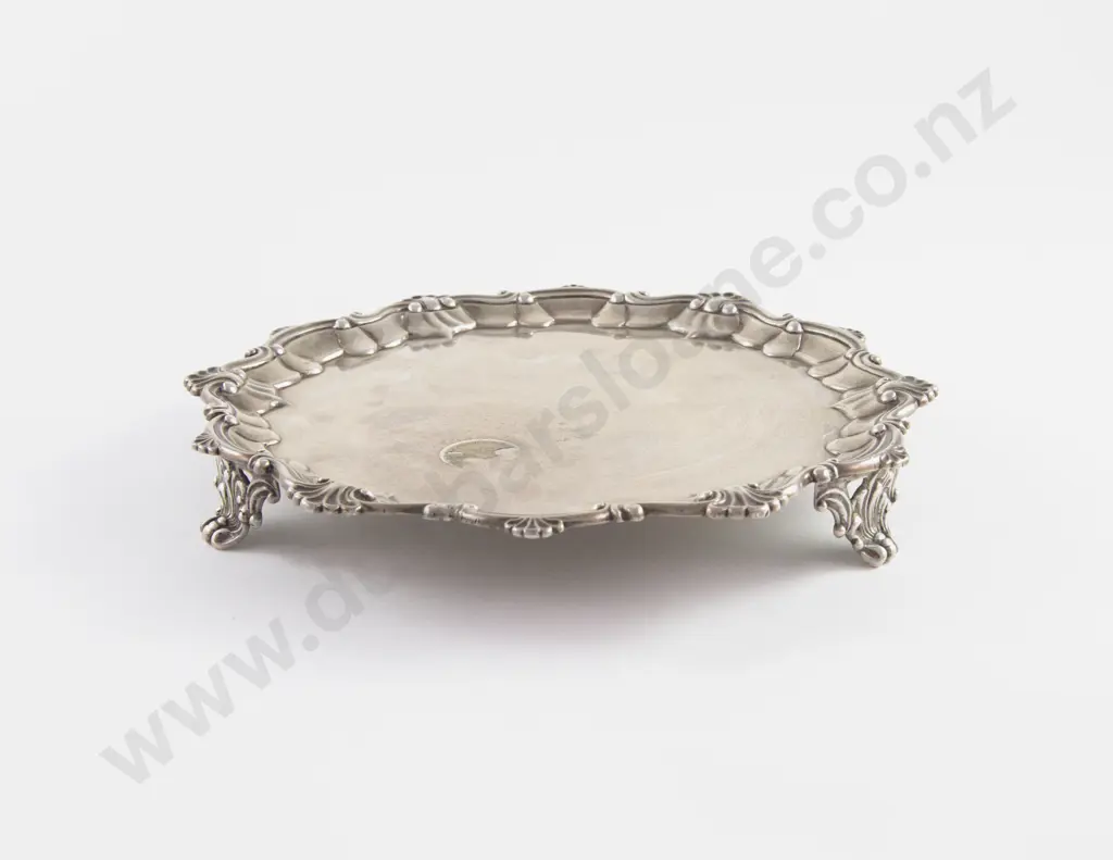 Geo III S/S Salver Image 1++