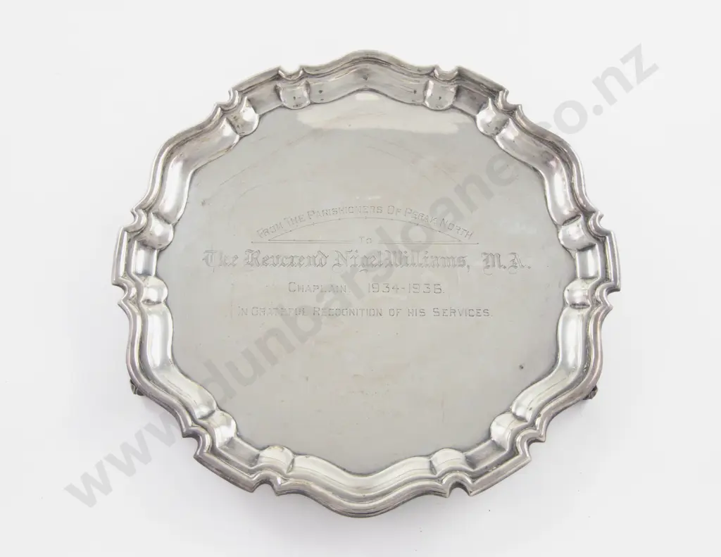 Cased Geo V S/S Salver Image 1++