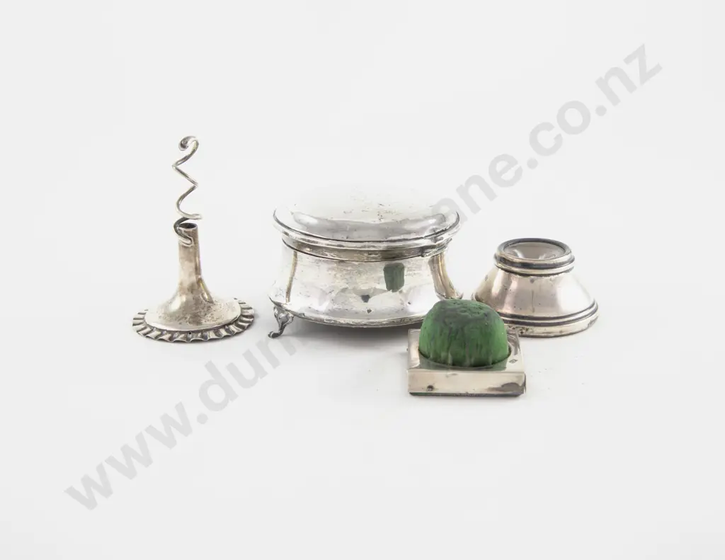 Geo V S/S Circular Jewellery Box Image 1++