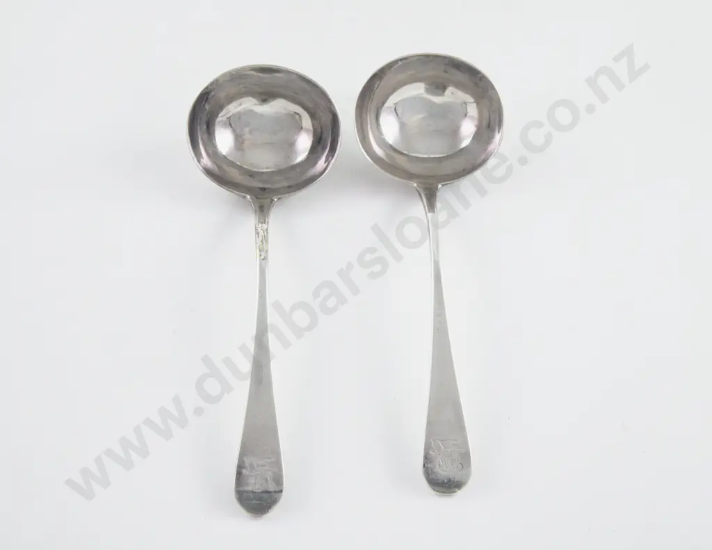 Pair Geo III S/S Sauce Ladles Image 1++