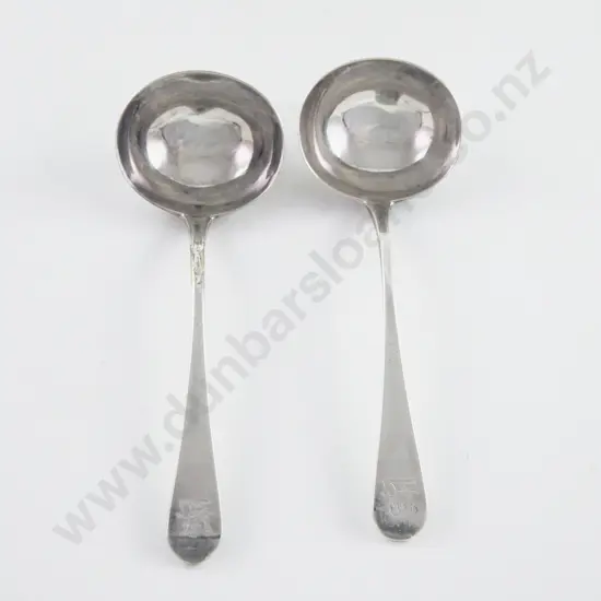 Pair Geo III S/S Sauce Ladles