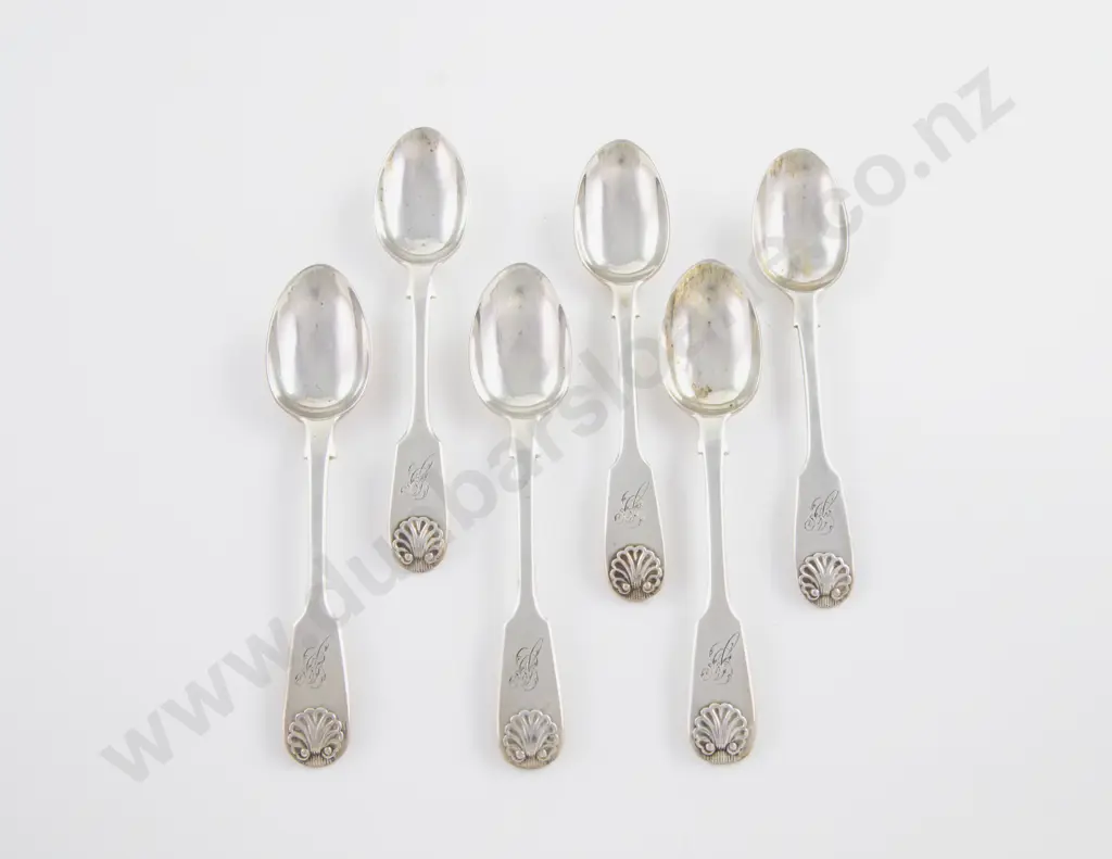 Set Of 6 Vict S/S Teaspoons Image 1++