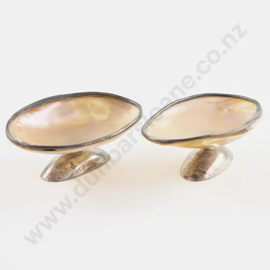 Pair Of S/S & MOP Salts