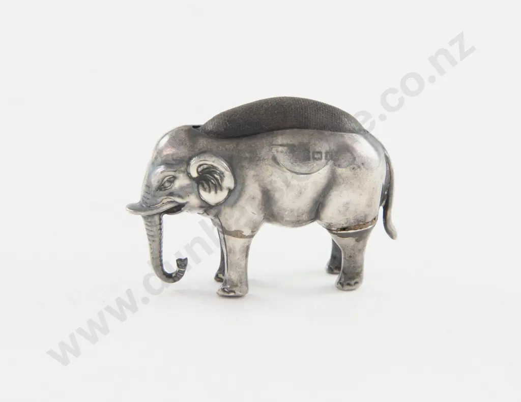 Edw VII S/S Elephant Pin Cushion Image 1++
