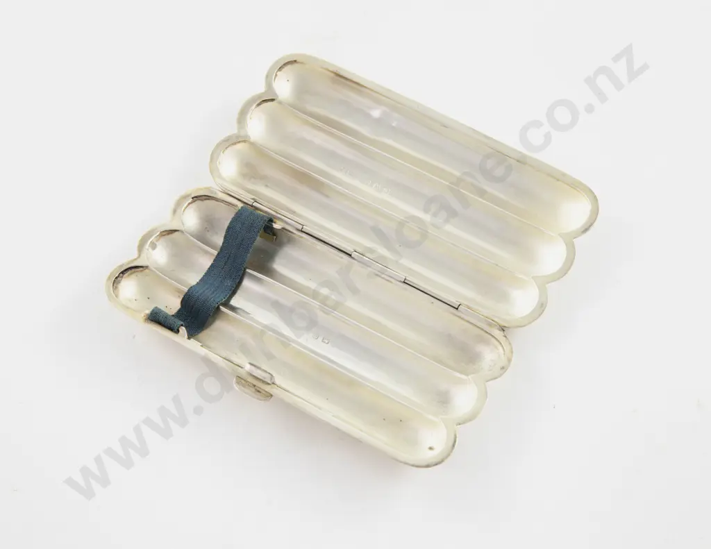 Geo V S/S 4 Division Cigar Case Image 1++