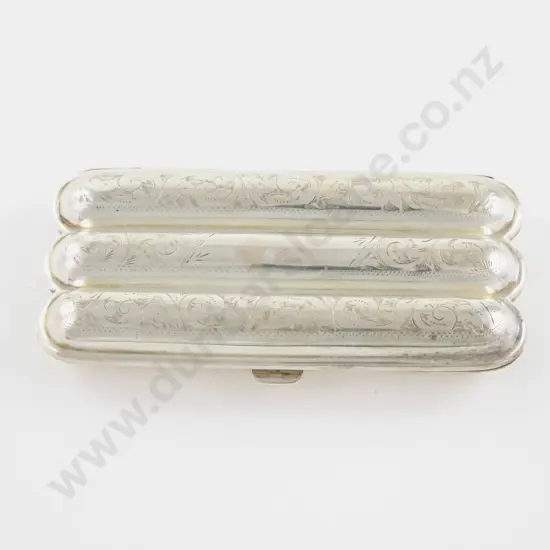 Geo V S/S 4 Division Cigar Case