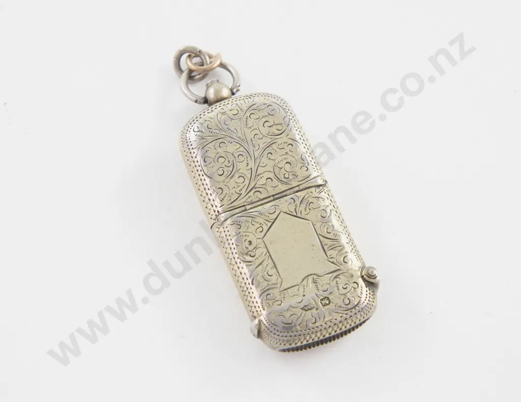 Vict S/S Double Ended Vesta Case/Sovereign Holder Image 1++