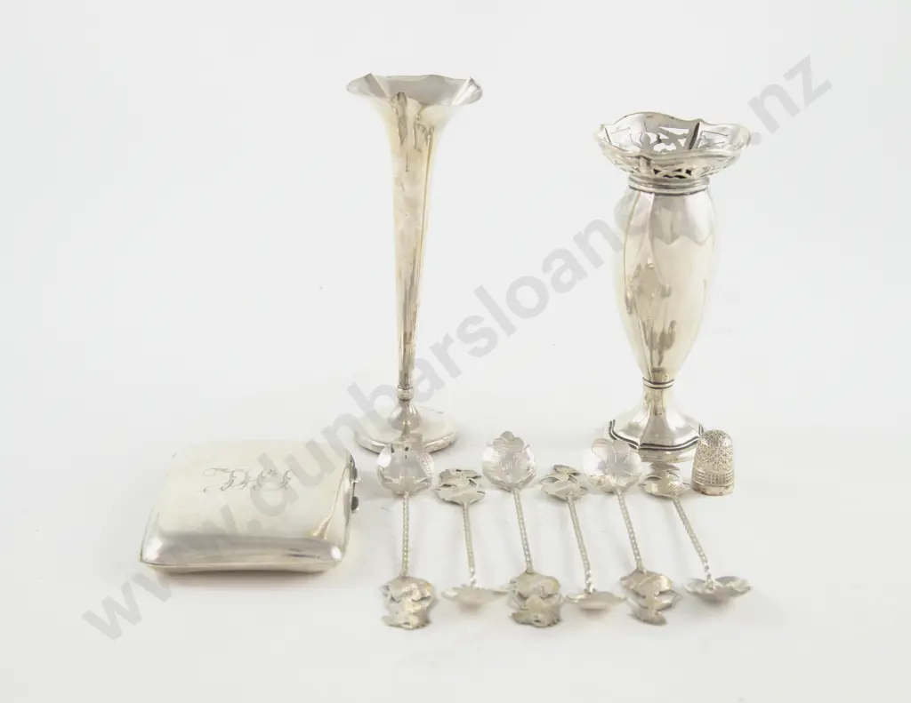 2 S/S Specimen Vases Image 1++
