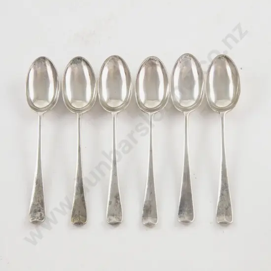 Cased Set Of 6 QEII S/S "British Hall Marks" Coffee Spoons