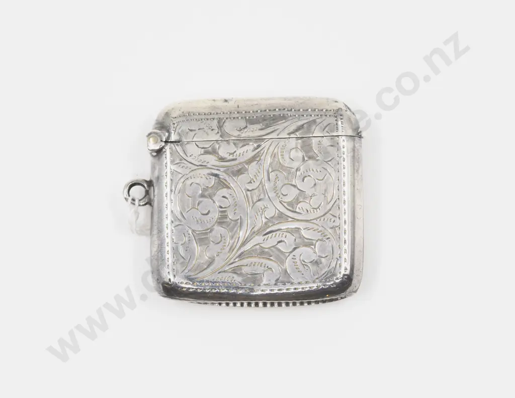 S/S Engraved Vesta Case Image 1++