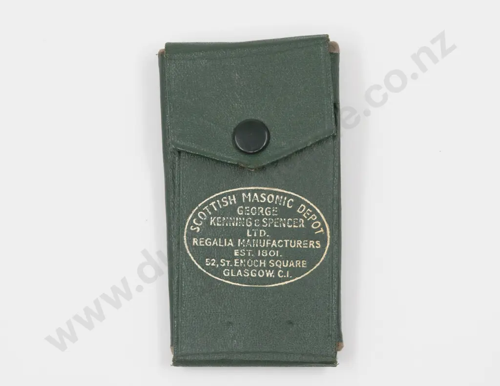 Original Cased 9ct Medallion Lodge St Johns No141 for Distinguished Service 1951 Image 1++