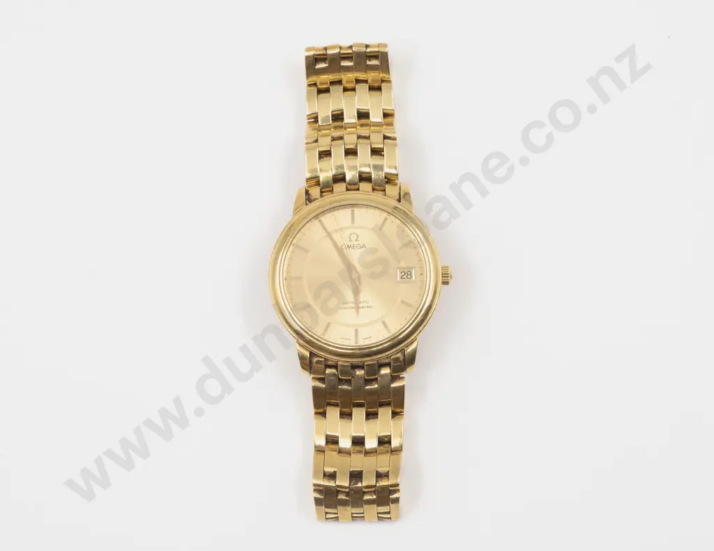 All 18ct Gents Omega Automatic Chronometer Wrist Watch Image 1++