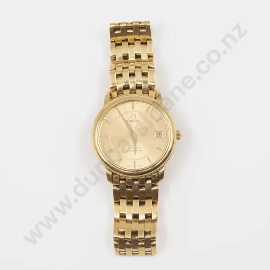 All 18ct Gents Omega Automatic Chronometer Wrist Watch