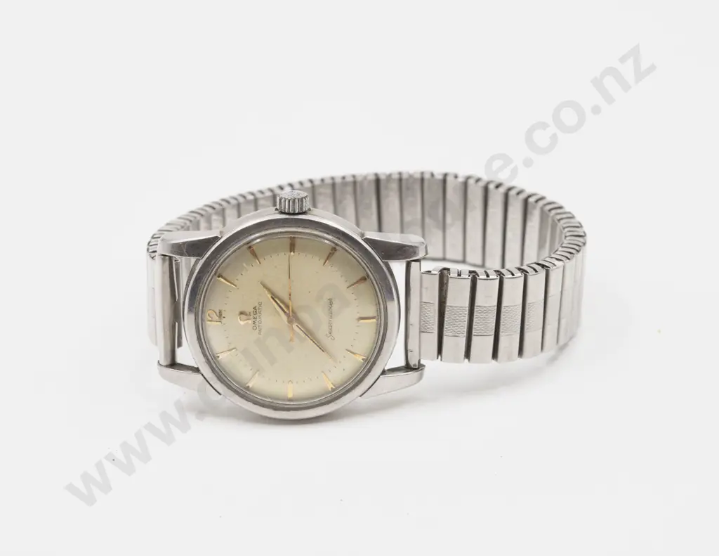 Vintage Omega Automatic Seamaster Stainless Steel Gents Wrist Watch Image 1++
