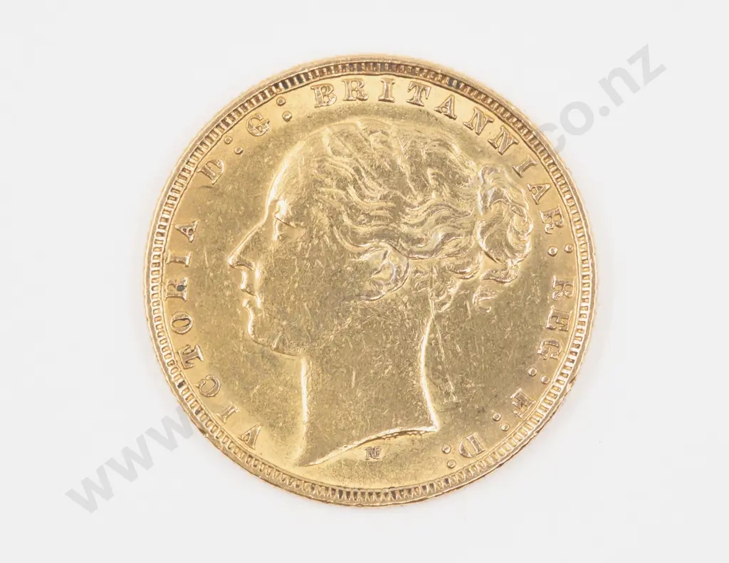 1876 Full Gold Sovereign Image 1++